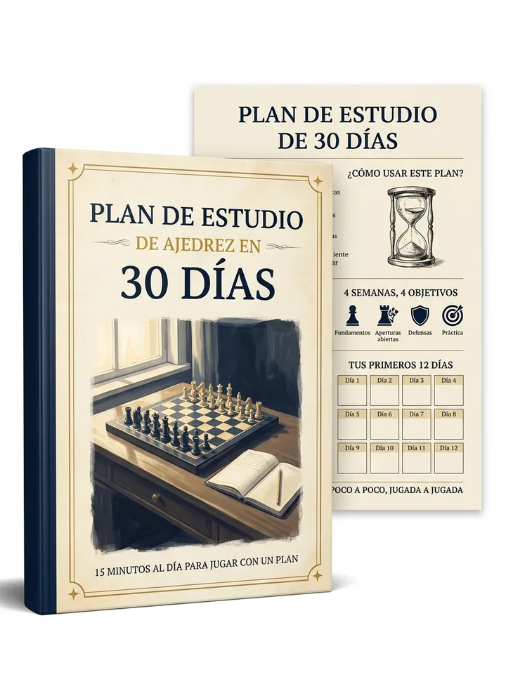 Mockup del bono Plan de Estudio de 30 Días